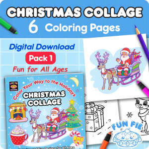 Christmas Coloring Pages - Pack 1