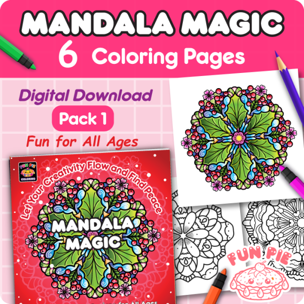 Mandala Coloring Pages - Pack 1